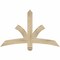 Ekena Millwork Davenport Rough Sawn Timber Gable Bracket, Douglas Fir, 48"W x 30"H x 2"D x 4"F, 15/12 Pitch GBW048X30X0204DAV00RDF - alternate 1